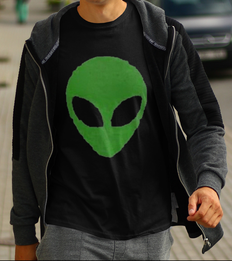 Margo Millet Alien Green Face Money Troubles T-Shirt