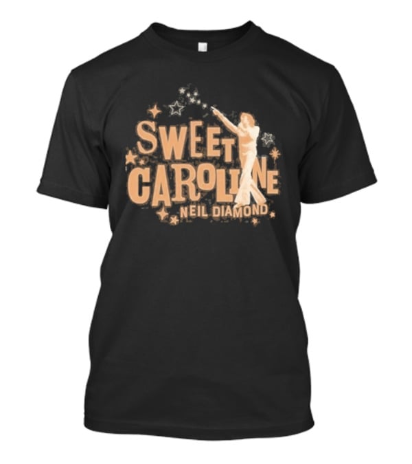 Sweet Caroline Neil Diamond Vintage Style Retro Aesthetic T-Shirt