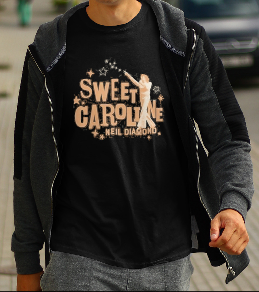 Sweet Caroline Neil Diamond Vintage Style Retro Aesthetic T-Shirt