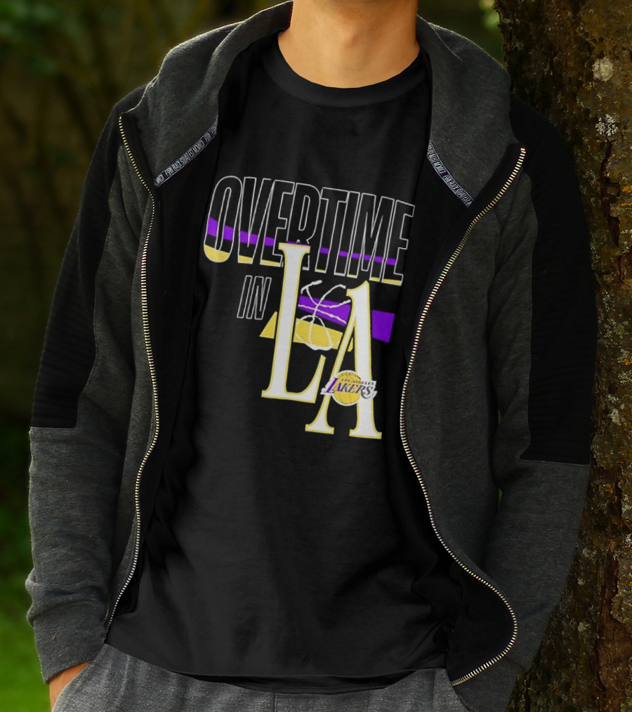 Overtime In LA Lakers Basketball T-Shirt