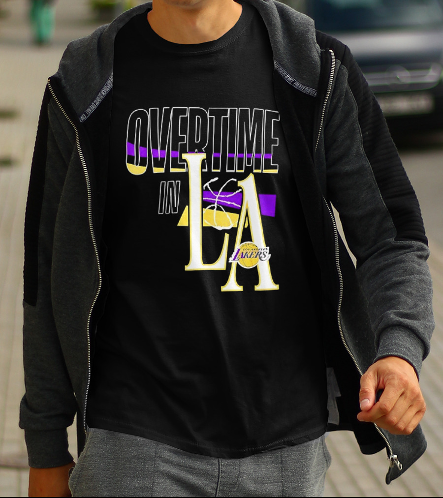 Overtime In LA Lakers Basketball T-Shirt