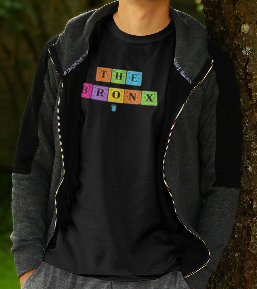 The Bronx Cinco De Mayo Exclusive Enzyme Colorful Block Letters T-Shirt
