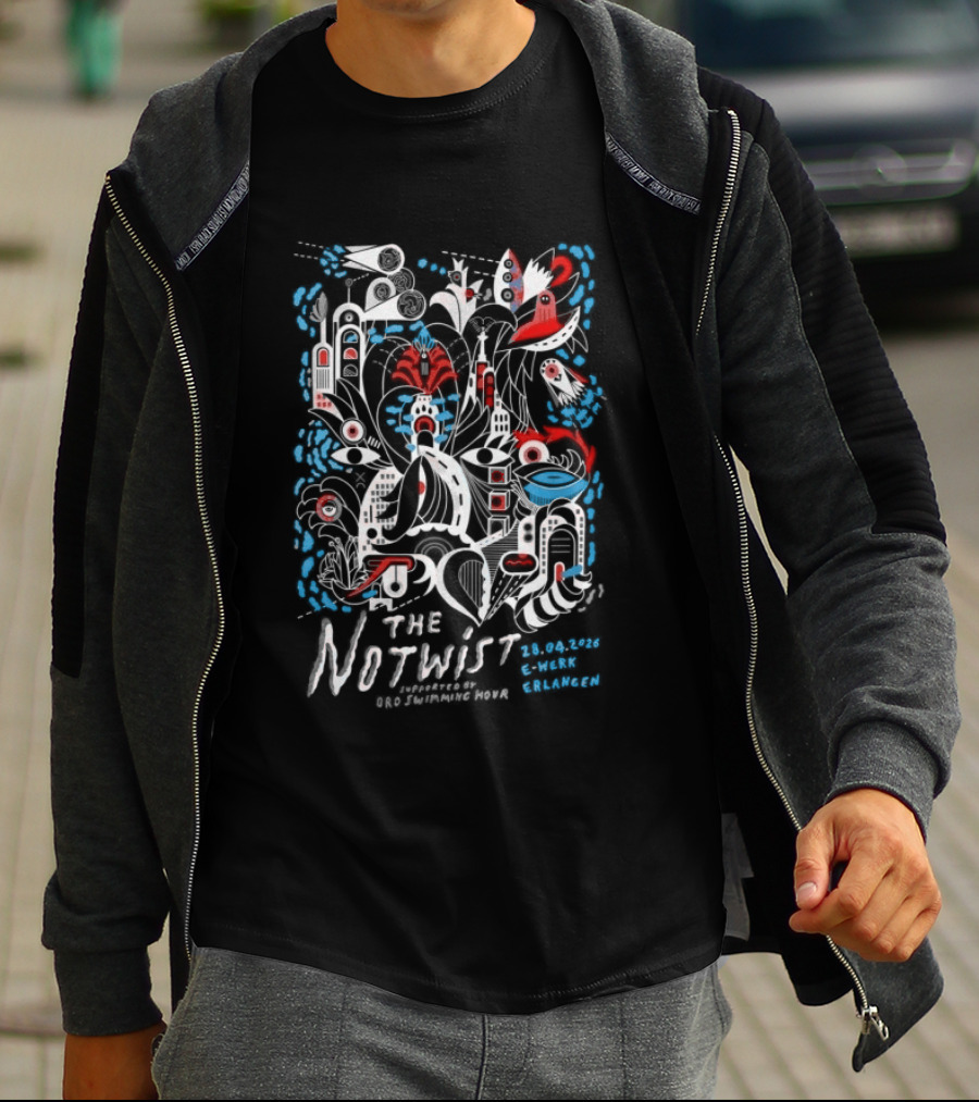 The Notwist April 28 2026 Erlangen Germany Blossoms And Architecture T-Shirt