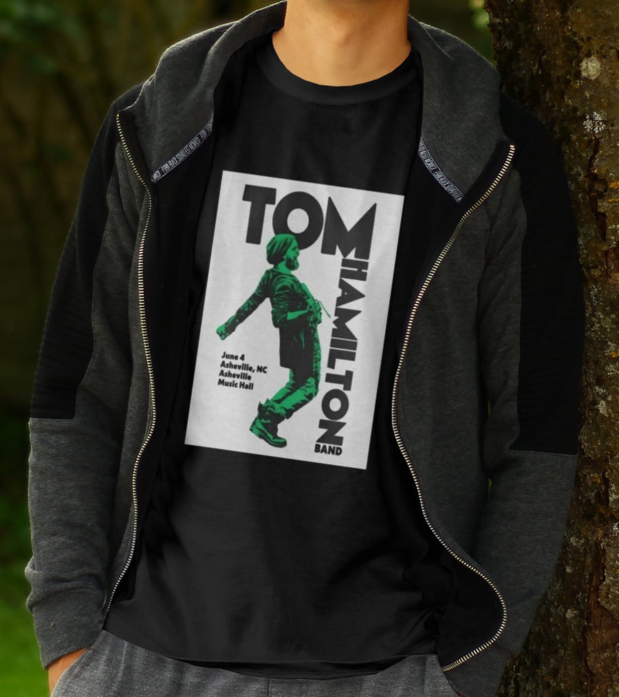Tom Hamilton Band Asheville NC June 4 Asheville Music Hall T-Shirt