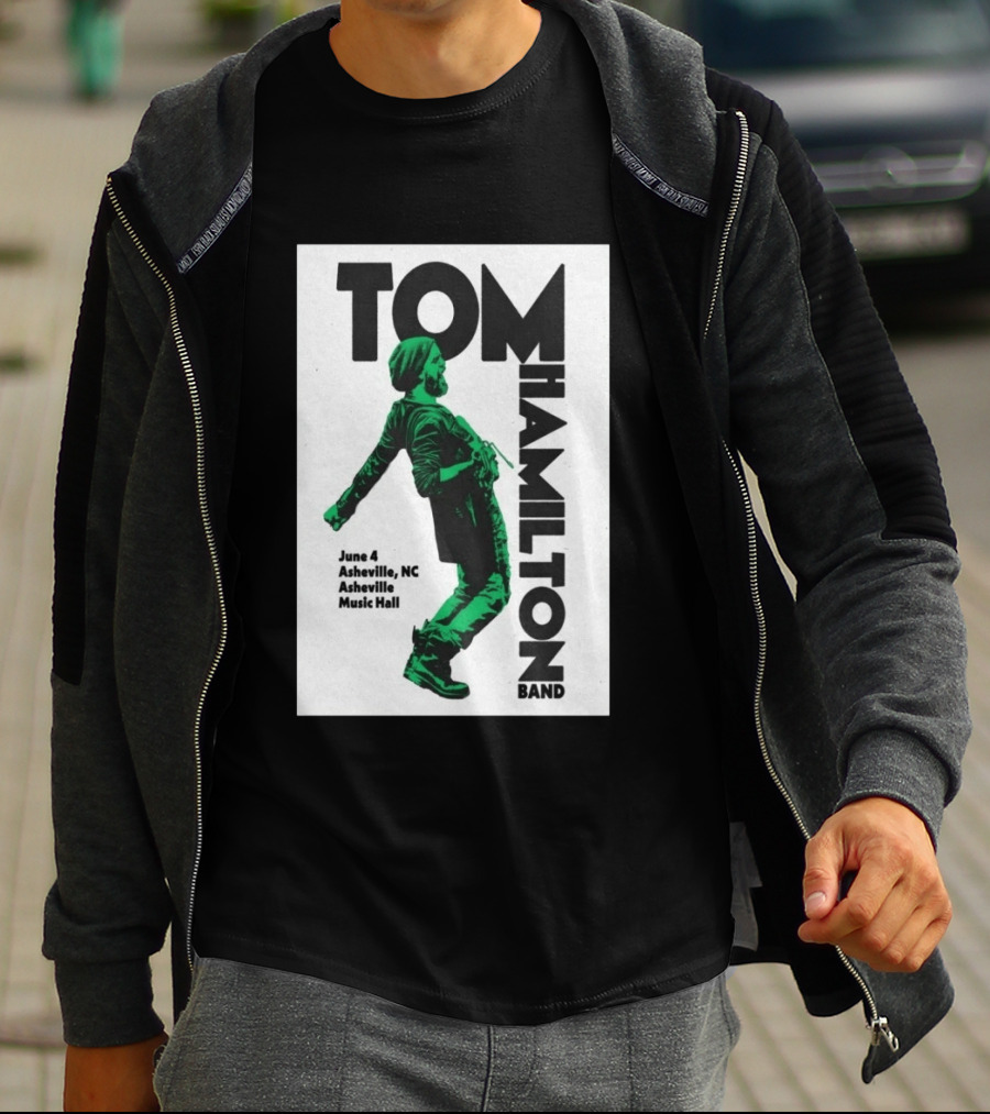 Tom Hamilton Band Asheville NC June 4 Asheville Music Hall T-Shirt