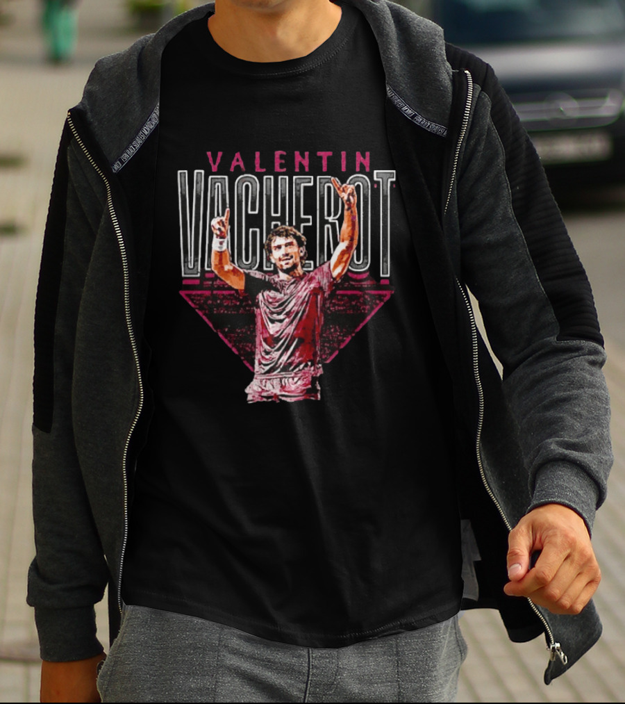 Valentin Vacherot Tennis Player Celebration T-Shirt