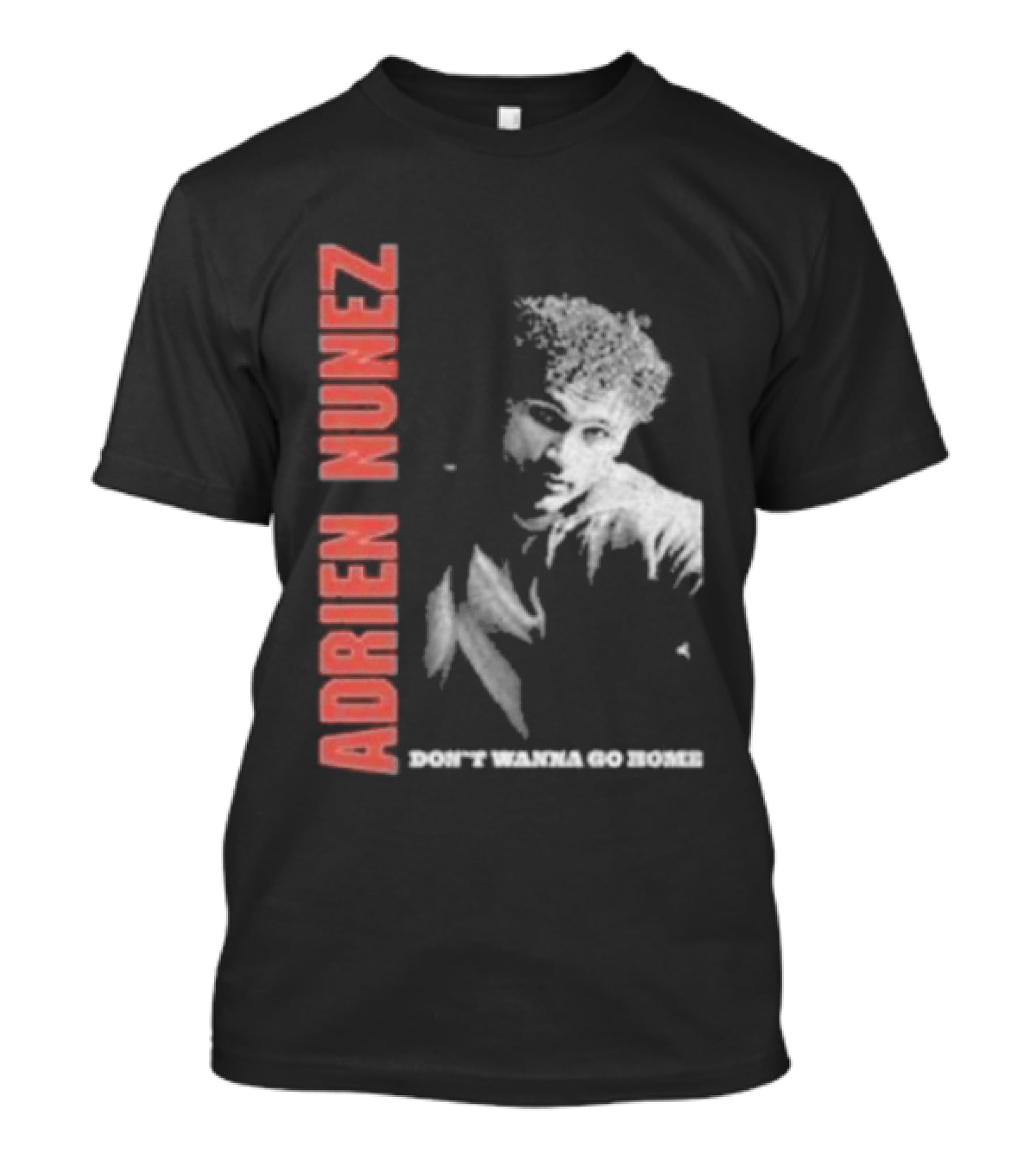 Adrien Nunez Don't Wanna Go Home Tour 2025 Bold Typographic Style Image T-Shirt