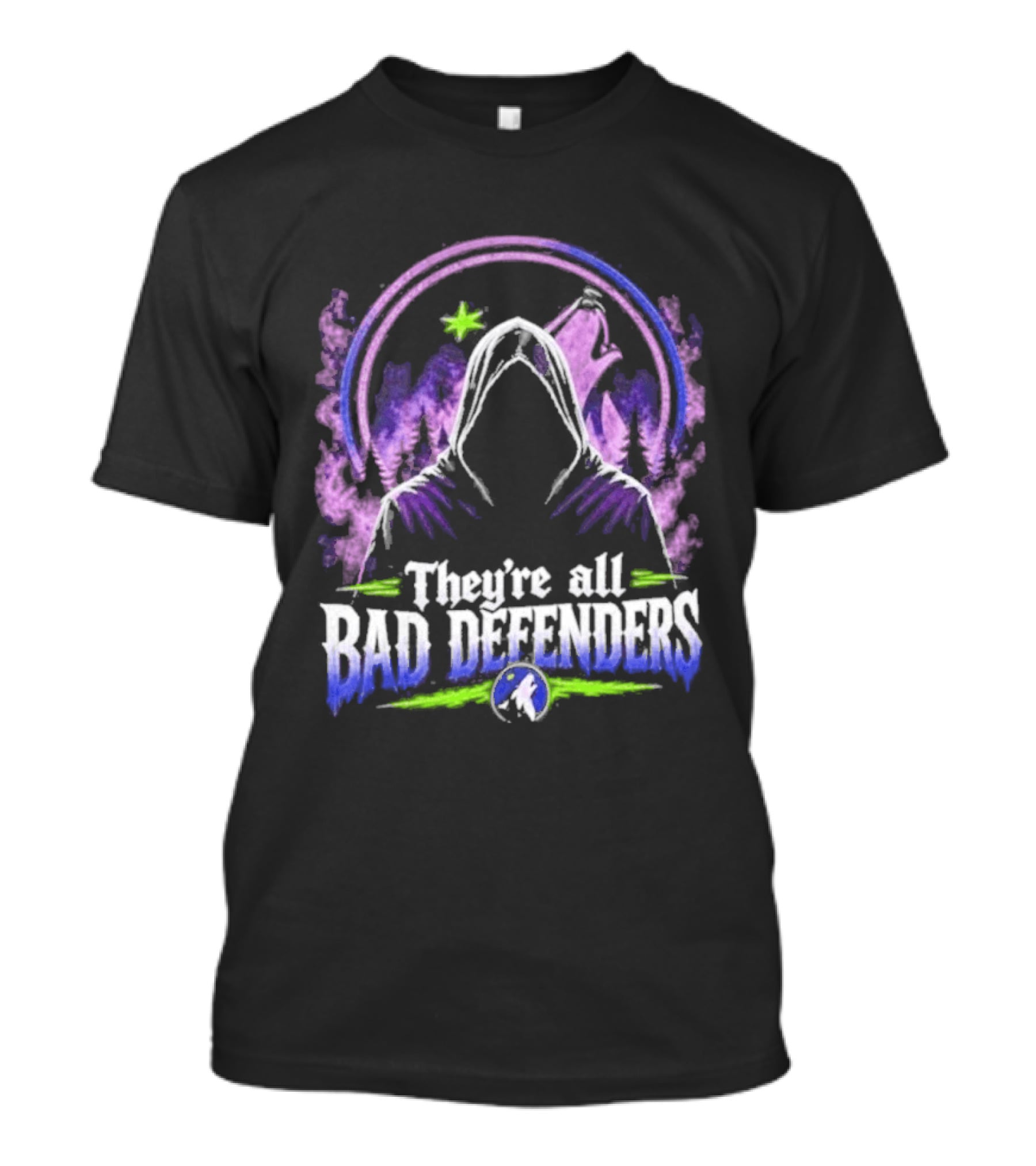 Wolves Timberwolves They're All Bad Defenders T-Shirt