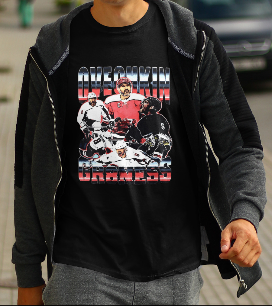 Ovechkin Greatness Washington Capitals Hockey C Captain Number 8 T-Shirt