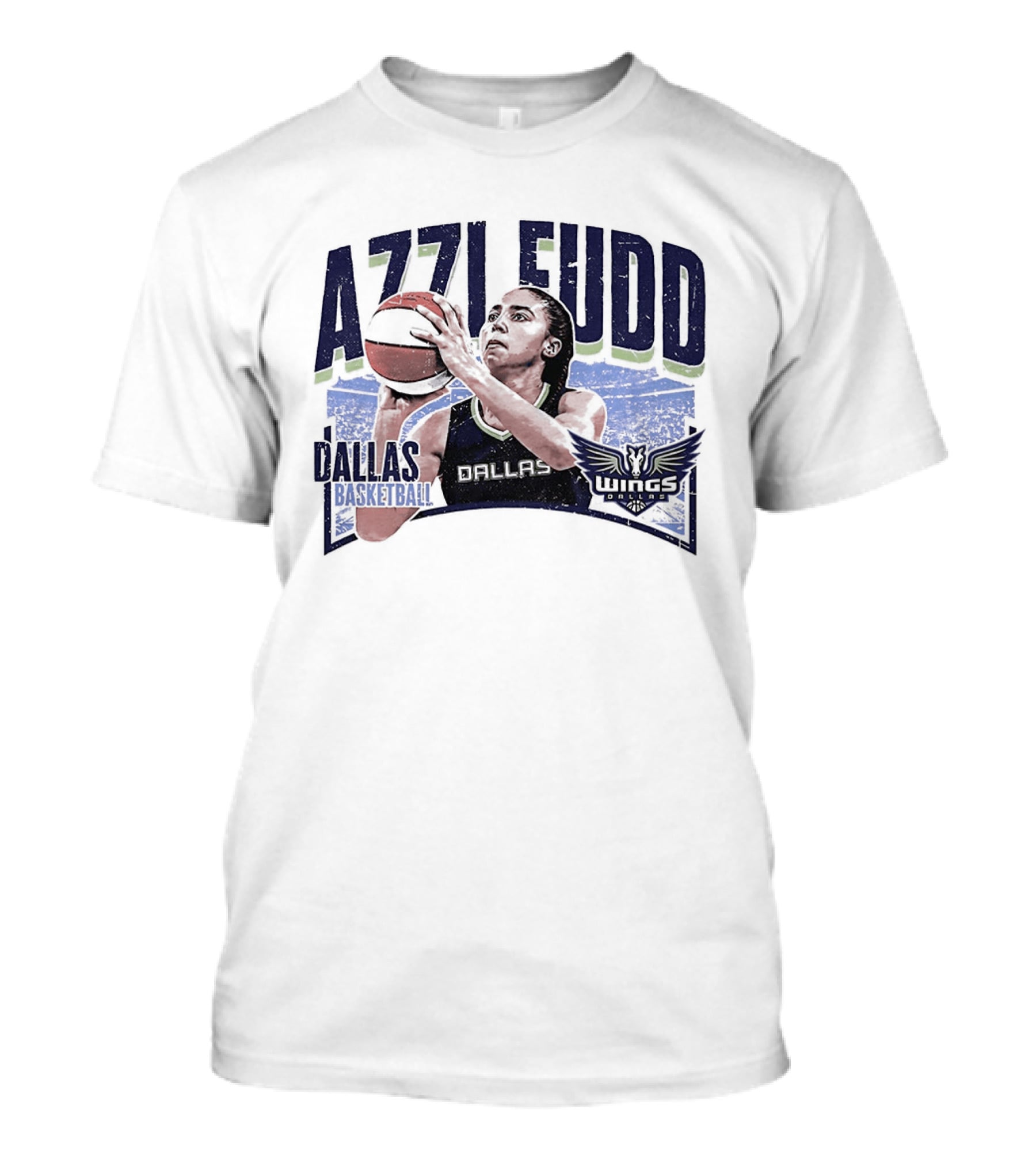 Azzi Fudd Dallas Wings Basketball WNBA T-Shirt