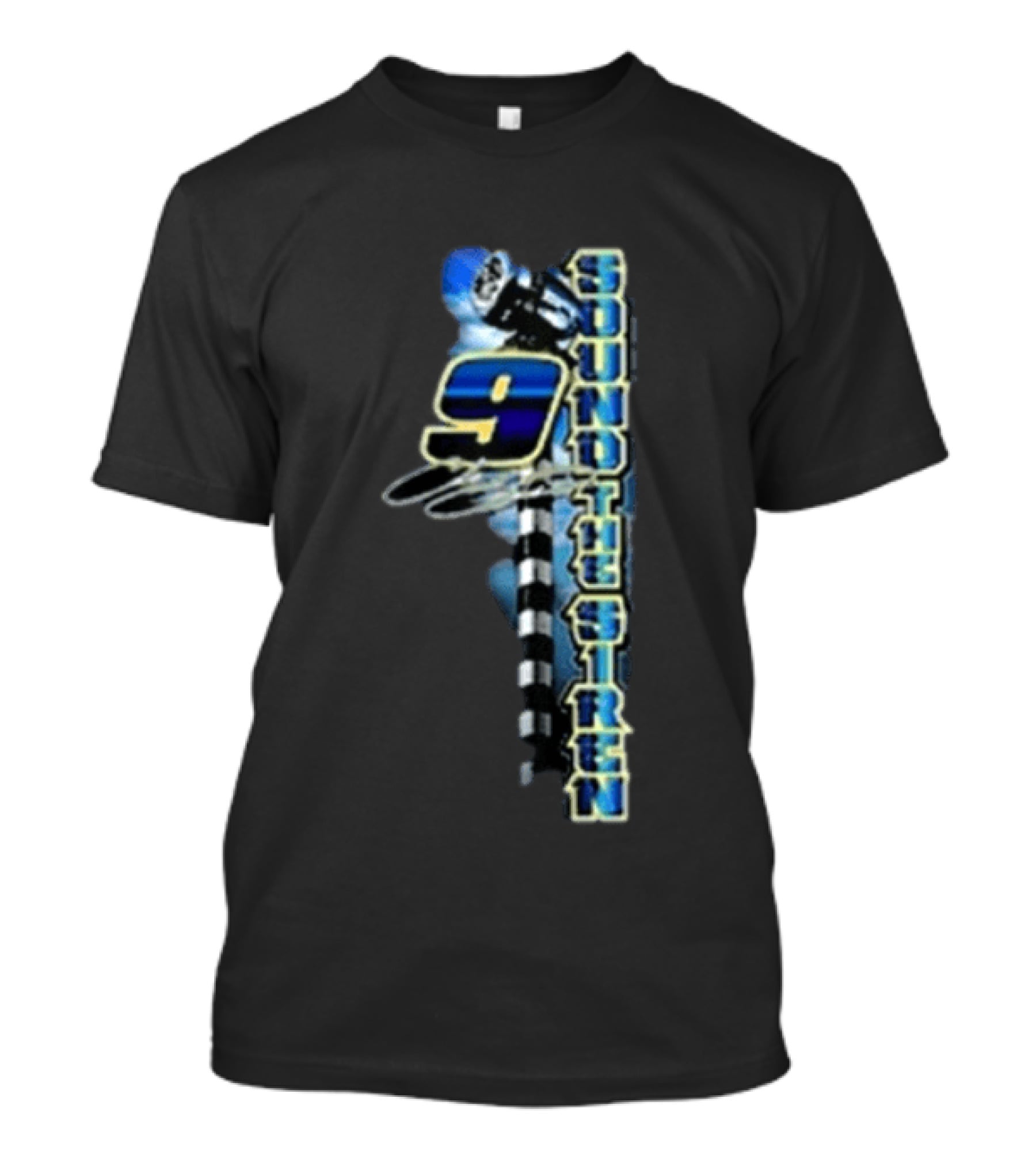 Chase Elliott 9 Sound The Siren Racing Helmet Checkered Flag T-Shirt