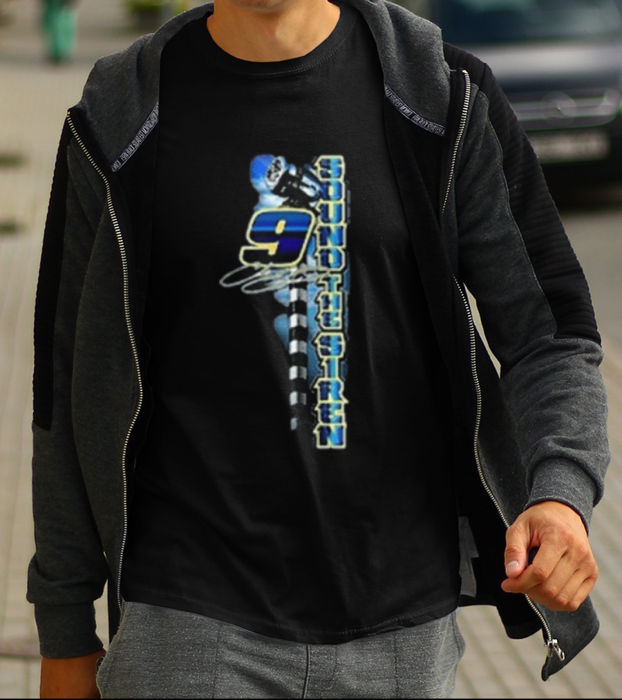 Chase Elliott 9 Sound The Siren Racing Helmet Checkered Flag T-Shirt