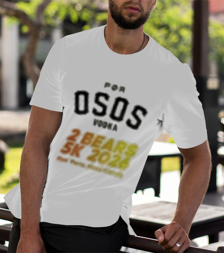 Por Osos Vodka 2 Bears 5K 2026 Event T-Shirt
