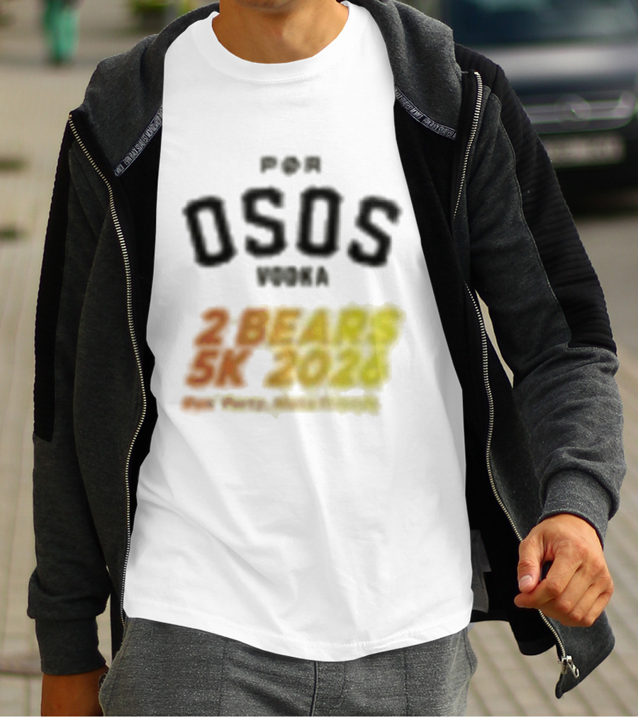 Por Osos Vodka 2 Bears 5K 2026 Event T-Shirt