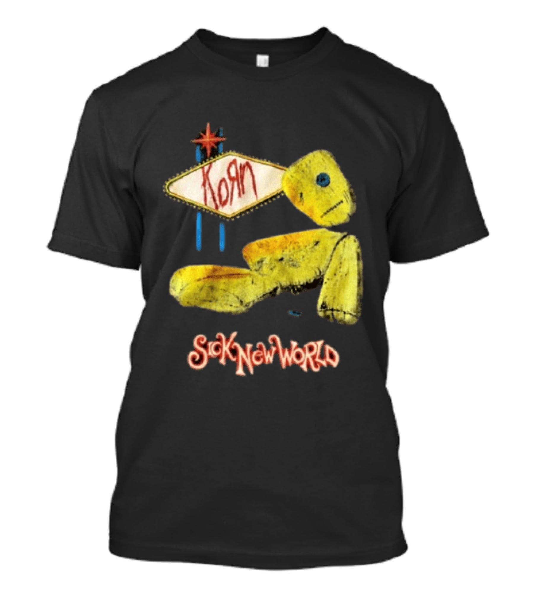 Korn Sick New World 2026 Las Vegas Voodoo Doll April 25 Event T-Shirt