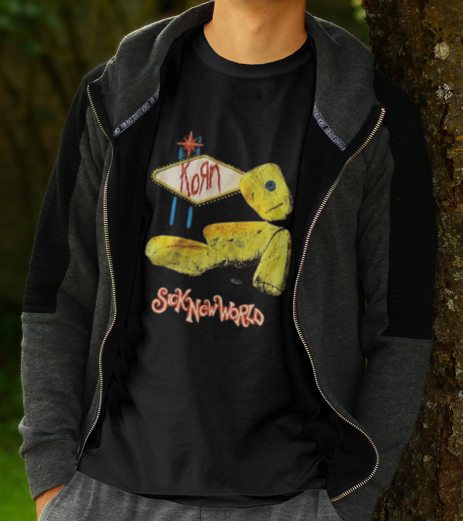 Korn Sick New World 2026 Las Vegas Voodoo Doll April 25 Event T-Shirt