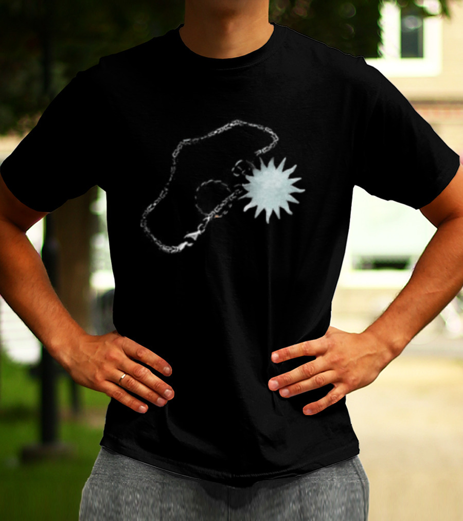 Loathe Necklace Smoke Spiral And Starburst T-Shirt