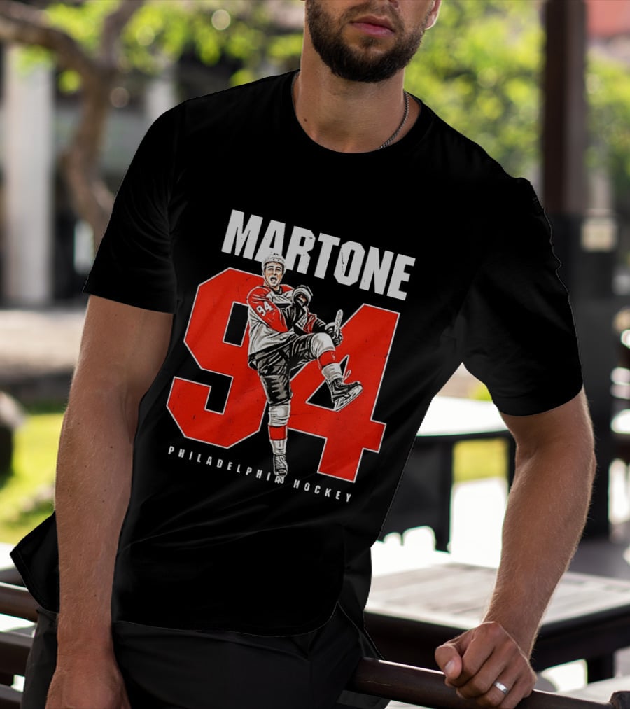 Martone 94 Philadelphia Hockey Player Flyers NHL T-Shirt