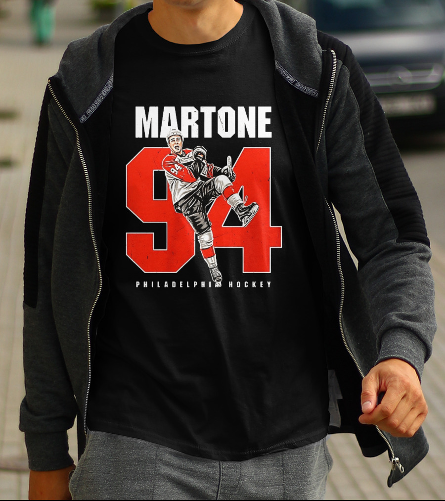 Martone 94 Philadelphia Hockey Player Flyers NHL T-Shirt