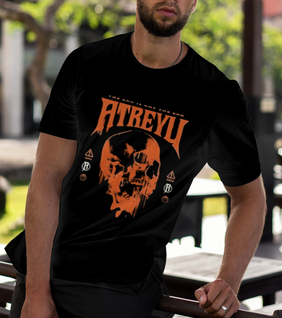 Atreyu Melting Skull The End Is Not The End T-Shirt