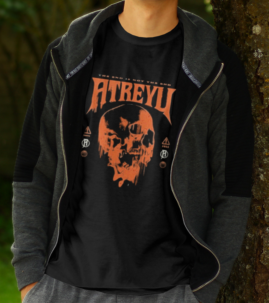 Atreyu Melting Skull The End Is Not The End T-Shirt