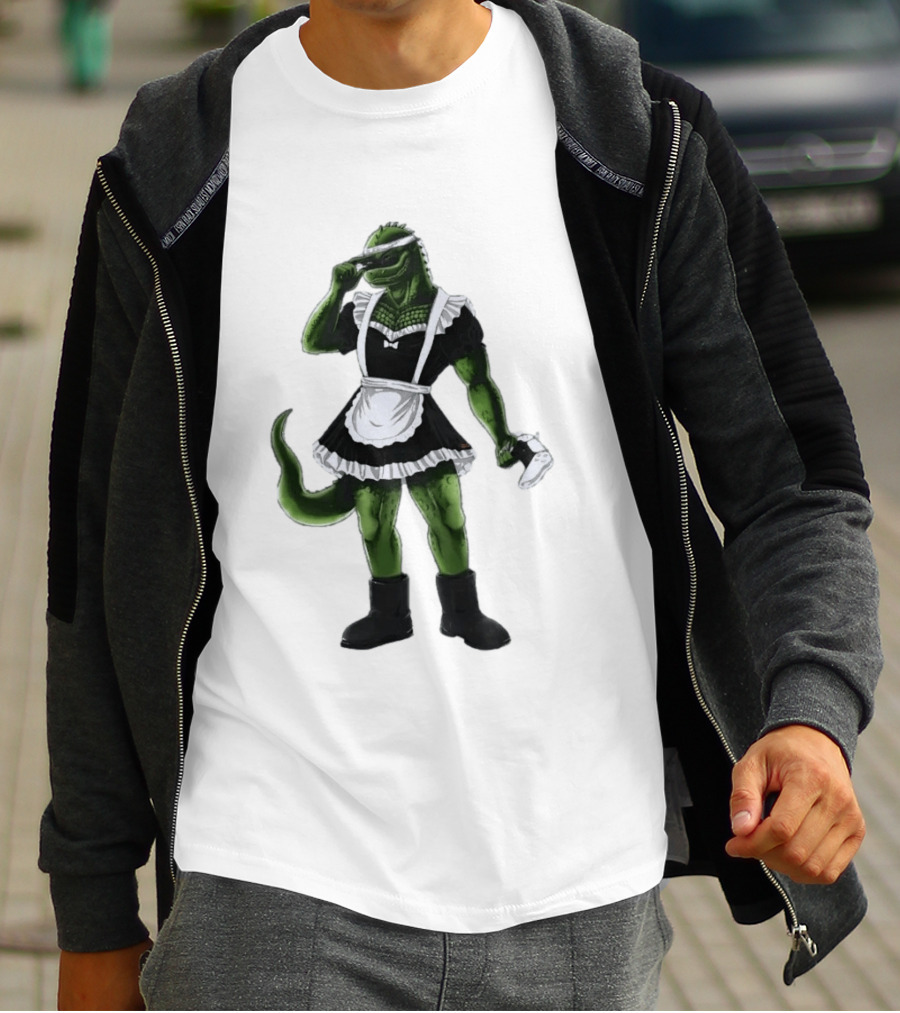 King Kreas Lizard Maid Cosplay Unique Fantasy T-Shirt