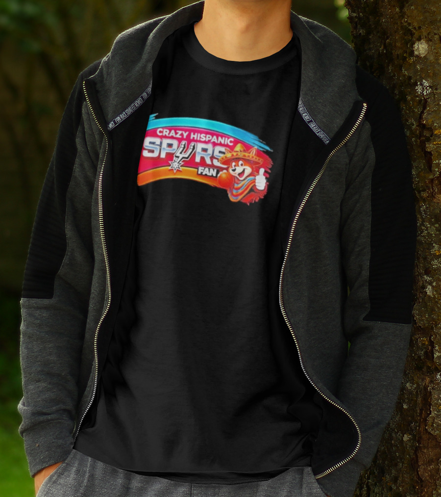 Crazy Hispanic Spurs Fan San Antonio Coyote Basketball 2026 T-Shirt