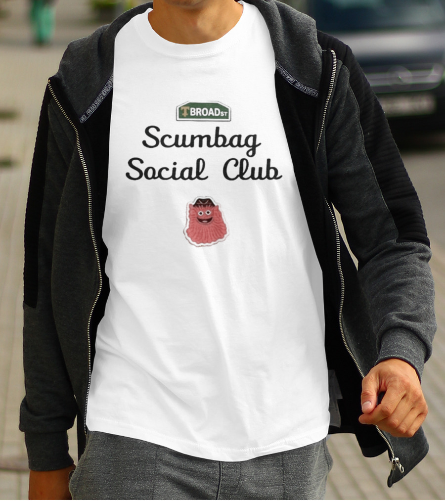 Broad Street Scumbag Social Club Red Smile Creature T-Shirt