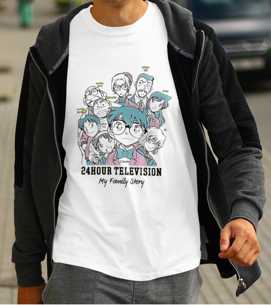 24hour Television Conan Edogawa My Family Story T-Shirt