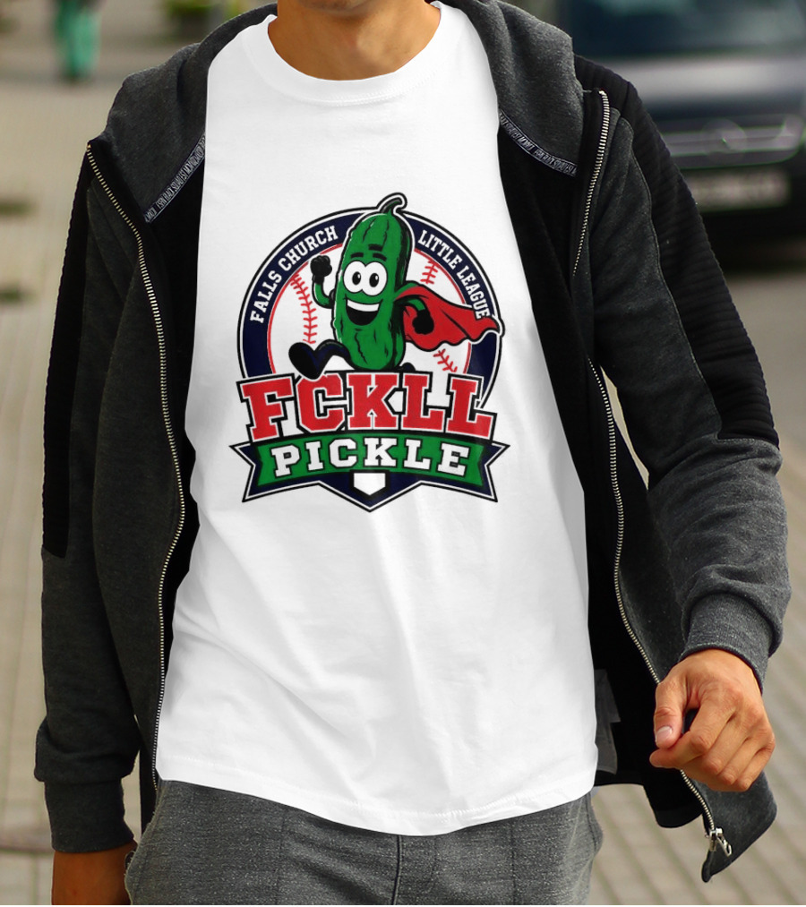 Falls Church Little League FCKLL Pickle Fundraiser Superhero T-Shirt