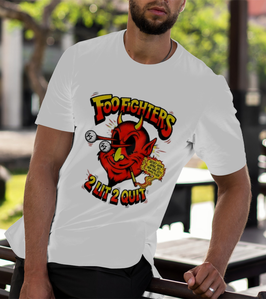 Foo Fighters Secret Show New York City Irving Plaza 2 Lit 2 Quit 2026 T-Shirt