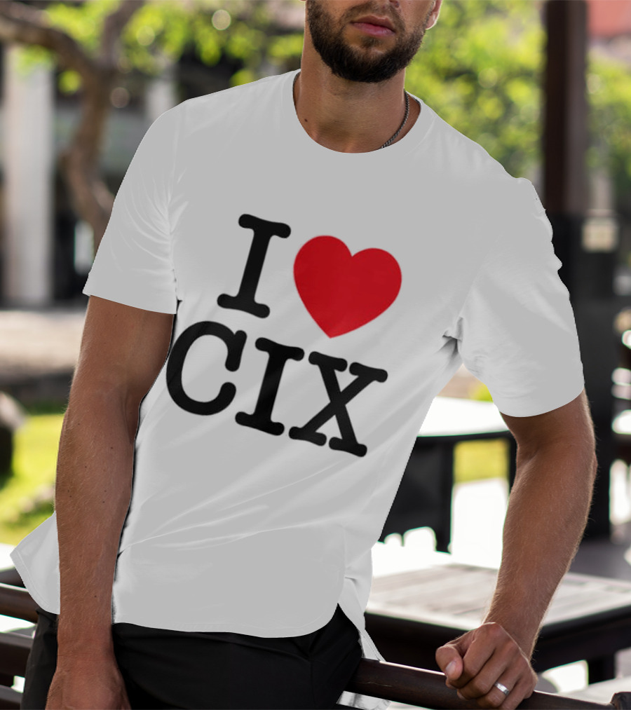 I Love CIX Fan Merchandise With Heart T-Shirt