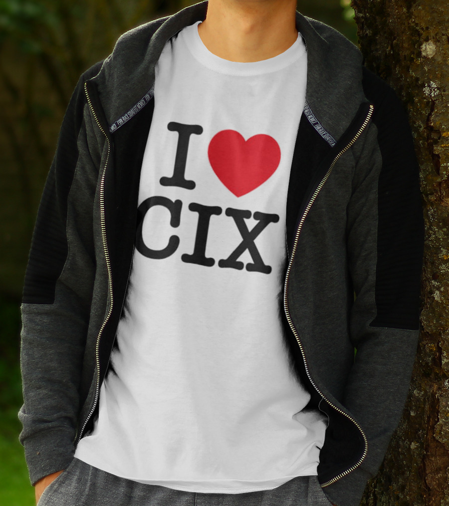 I Love CIX Fan Merchandise With Heart T-Shirt