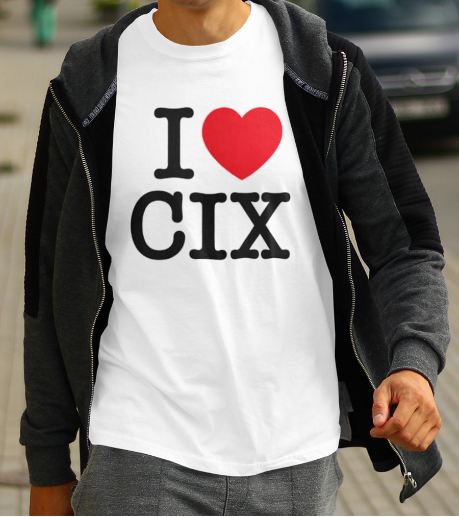 I Love CIX Fan Merchandise With Heart T-Shirt