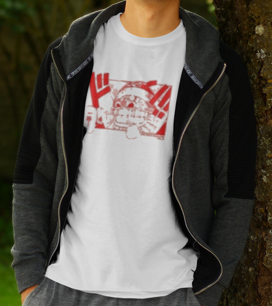 Shonen Jump One Piece Giants Story Luffy Iwara Kaizoku Anime Manga T-Shirt
