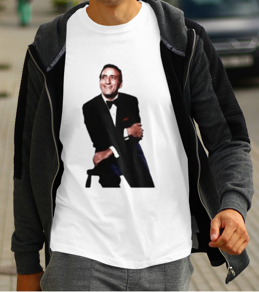 Tony Bennett The Way You Look Sitting Pose T-Shirt