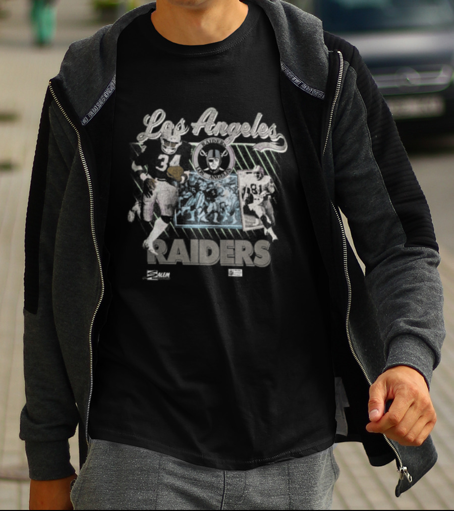 Los Angeles Raiders Bo Jackson Tim Brown 1990 T-Shirt