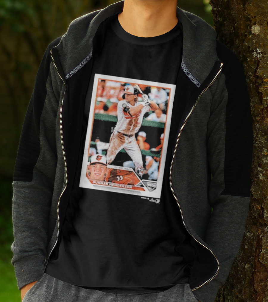 Baltimore Orioles Gunnar Henderson 2026 Rookie Card T-Shirt