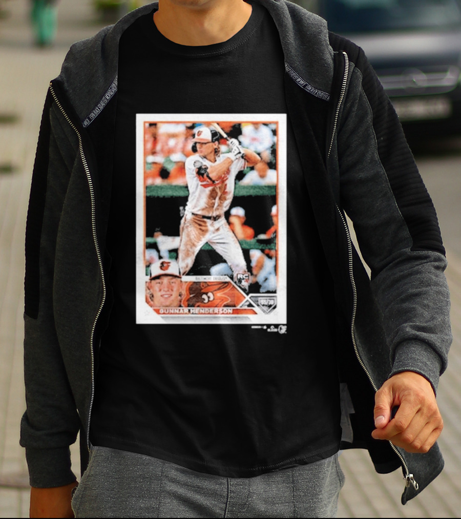 Baltimore Orioles Gunnar Henderson 2026 Rookie Card T-Shirt