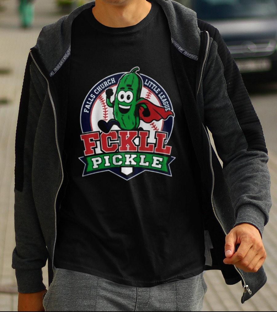 Falls Church Little League FCKLL Pickle Fundraiser Baseball T-Shirt