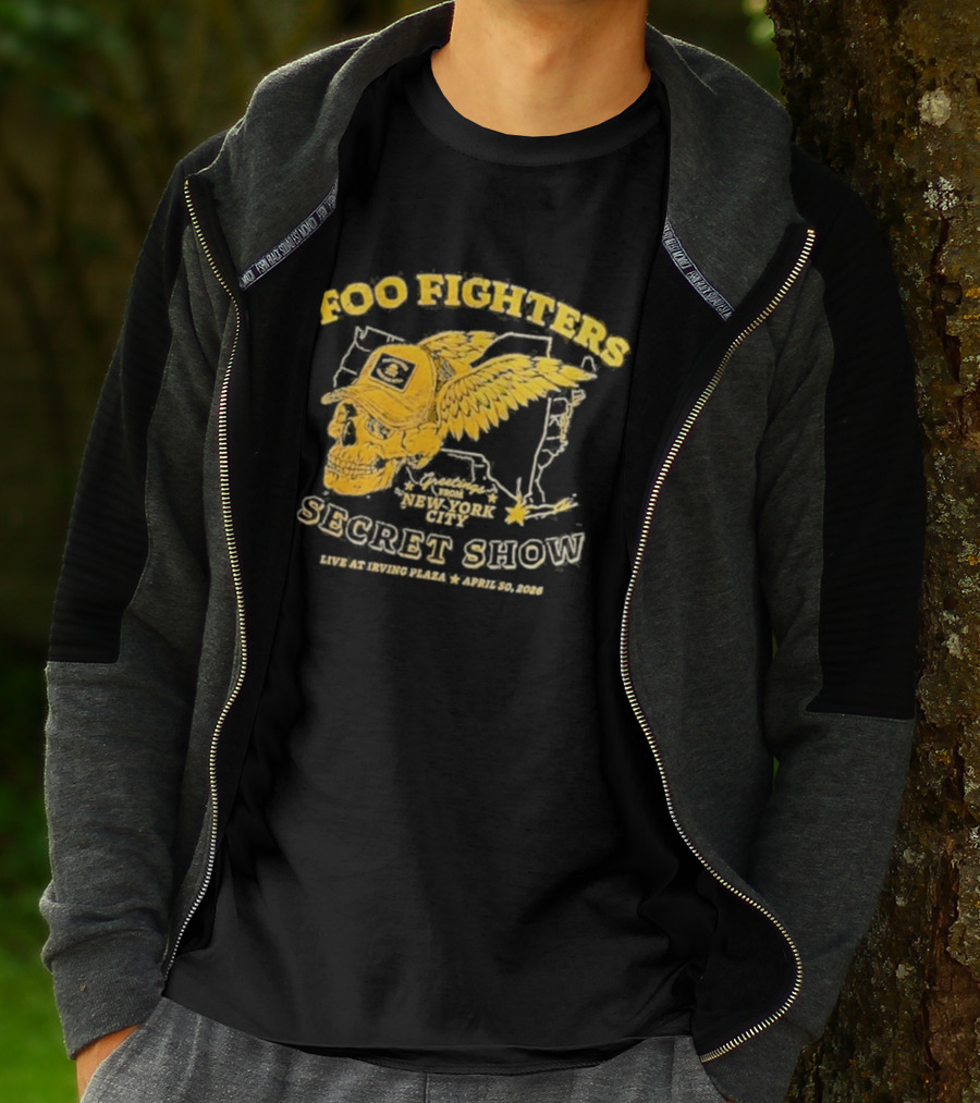 Foo Fighters Secret Show New York City Live At Irving Plaza April 30 2026 T-Shirt