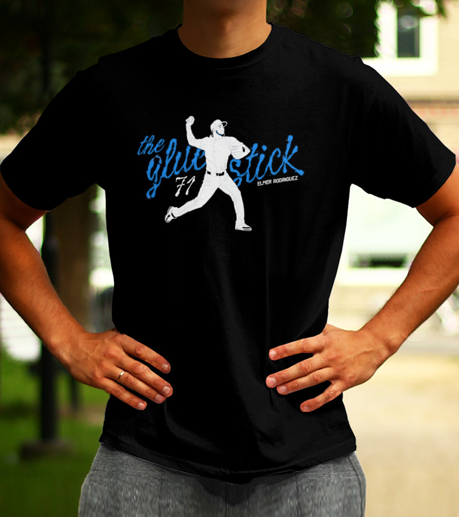 Elmer Rodriguez The Glue Stick 71 New York Yankees T-Shirt