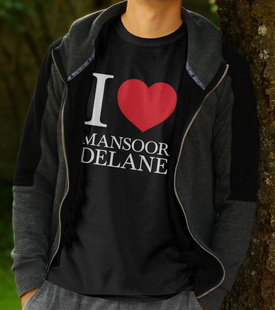 I Love Mansoor Delane Kansas City Chiefs Fan T-Shirt