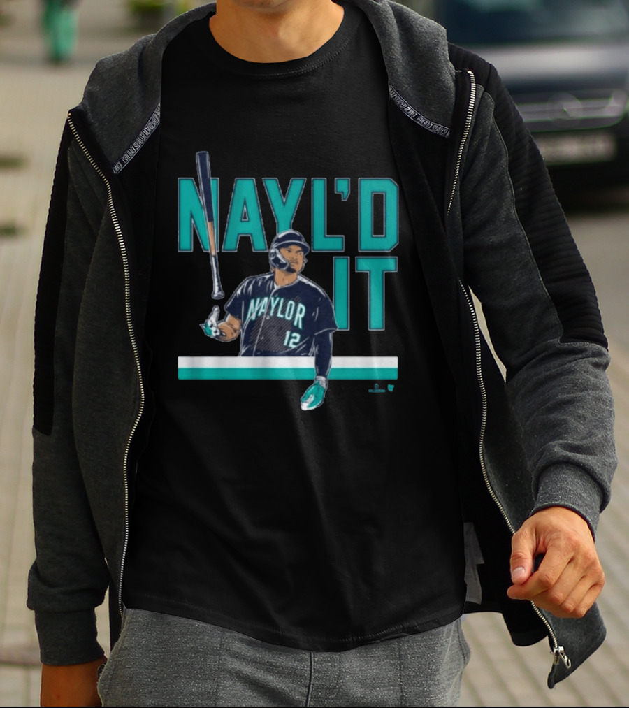 Josh Naylor Nayl'd It Bat Flip Baseball Player Number 12 T-Shirt