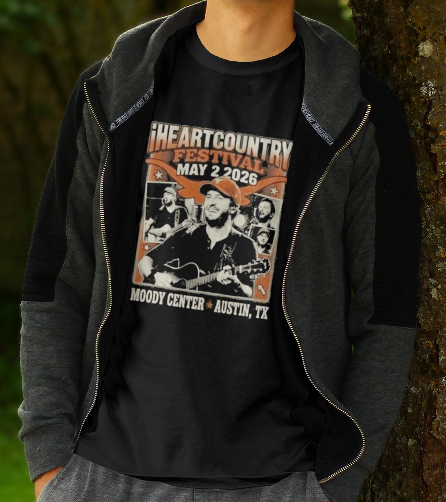 Luke Bryan IHeartCountry Festival May 2 2026 Moody Center Austin TX Texas Longhorns NCAA Collaboration T-Shirt