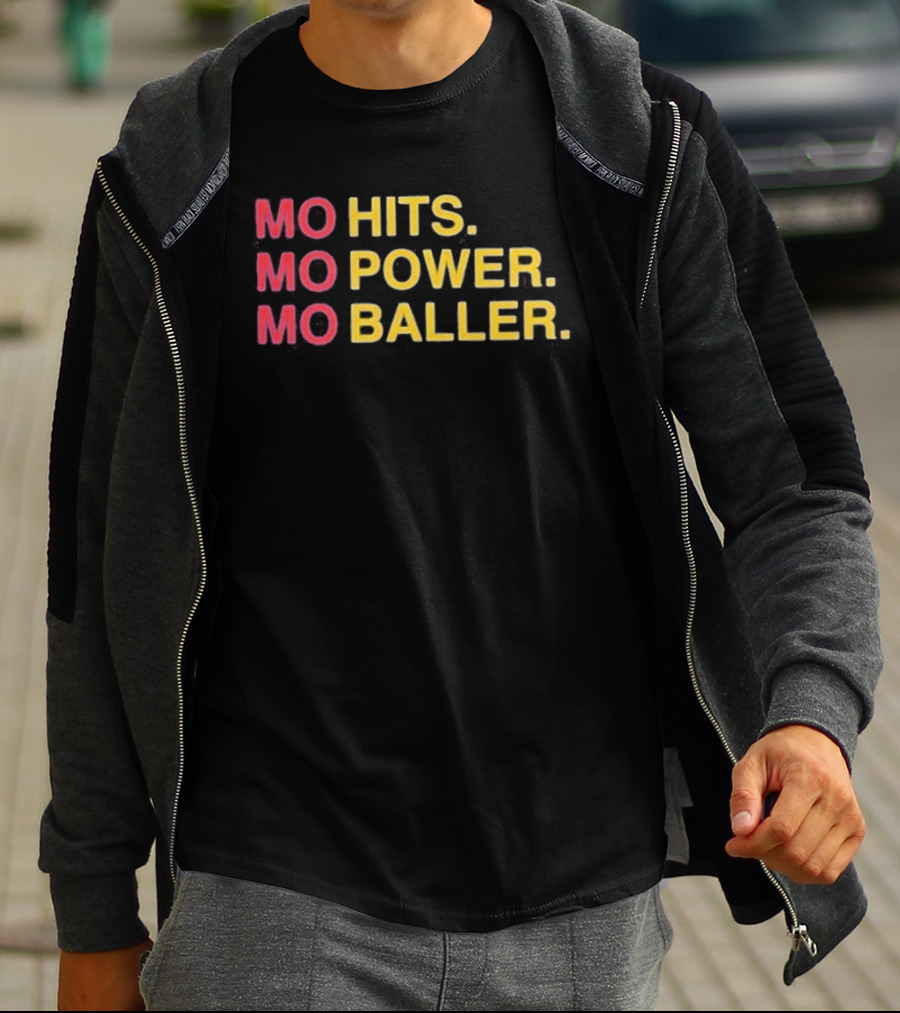 Mo Hits Mo Power Mo Baller Moises Ballesteros Chicago Cubs MLB T-Shirt