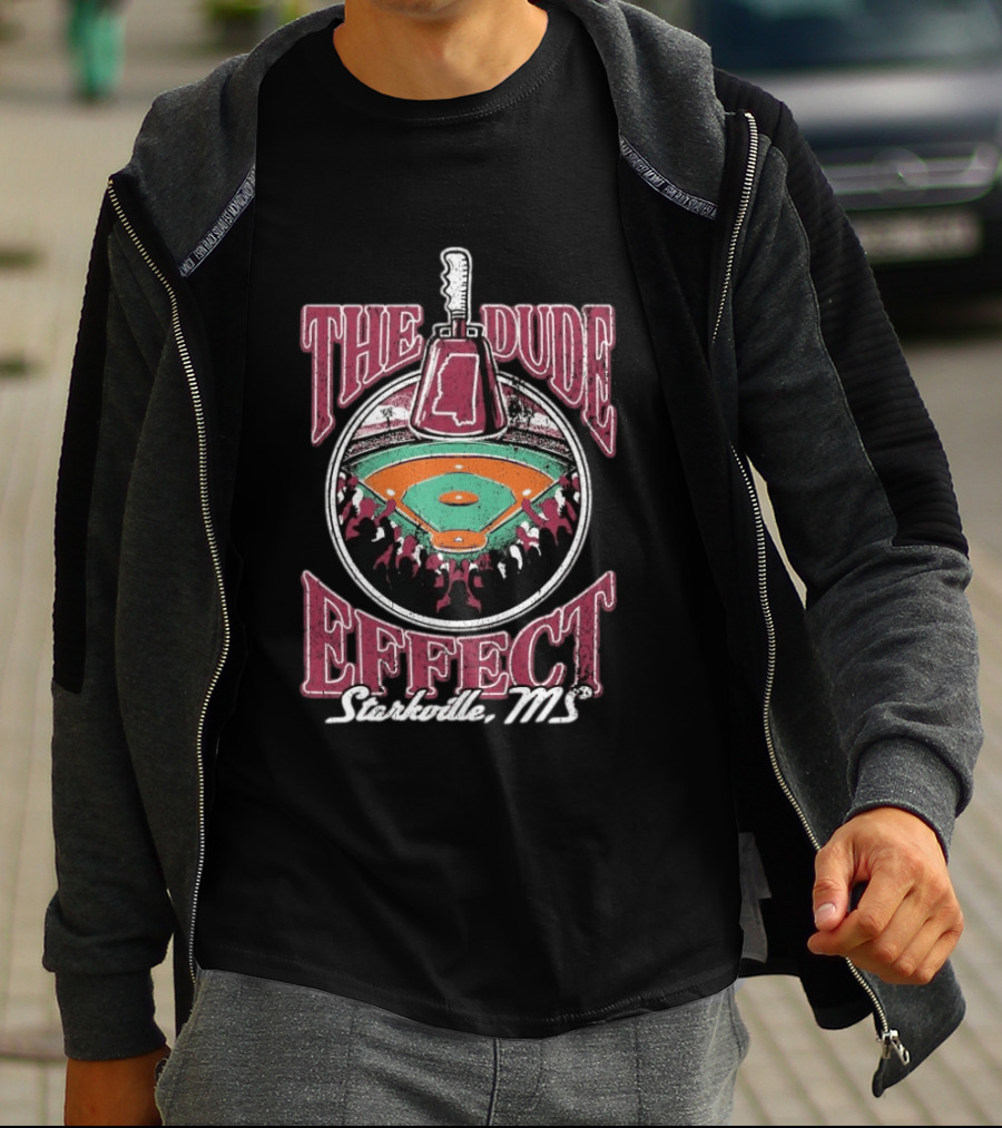 The Dude Effect Starkville MS Baseball Stadium Axe T-Shirt