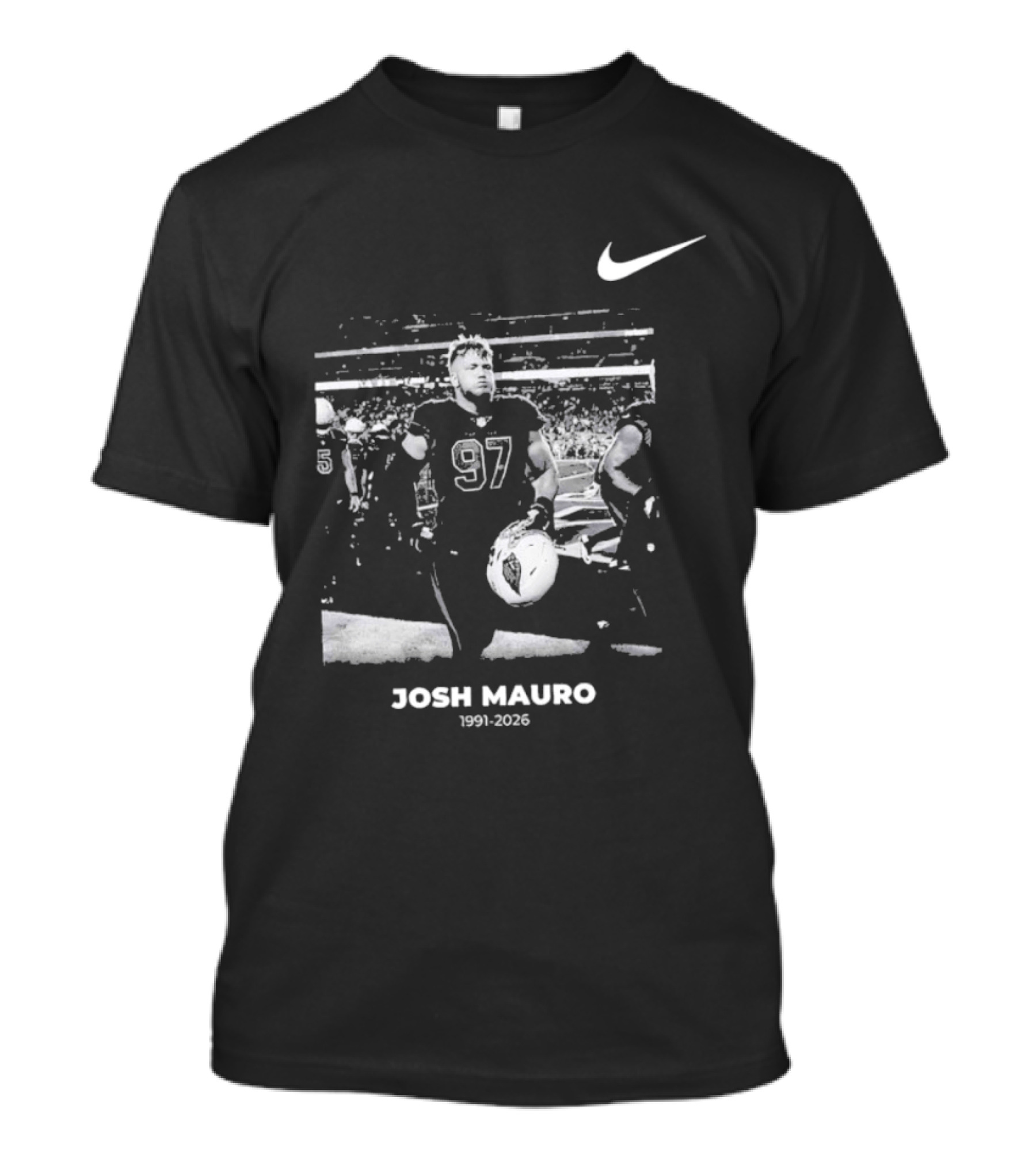 Nike Tribute Josh Mauro 1991 2026 Thank You For Memory T-Shirt