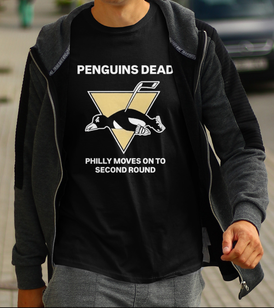 Philadelphia Flyers Penguins Dead Philly Moves On To Second Round T-Shirt