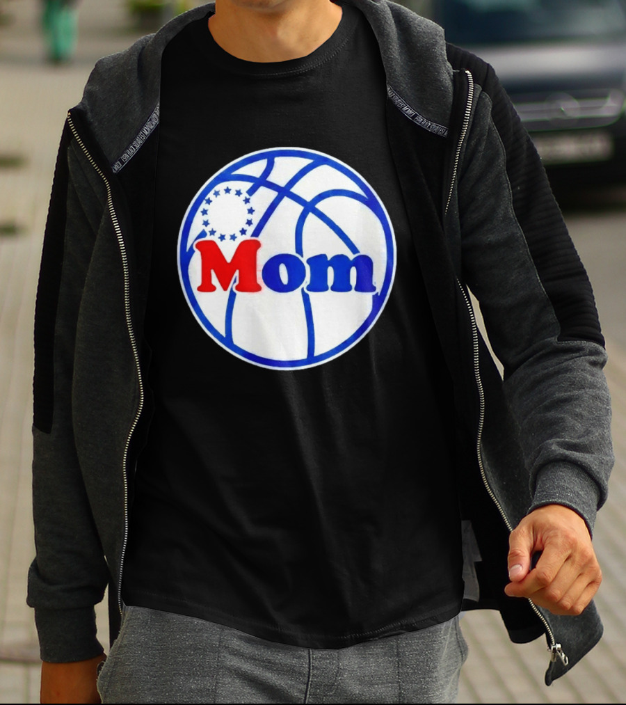 Philadelphia 76ers Basketball Mom 2026 T-Shirt